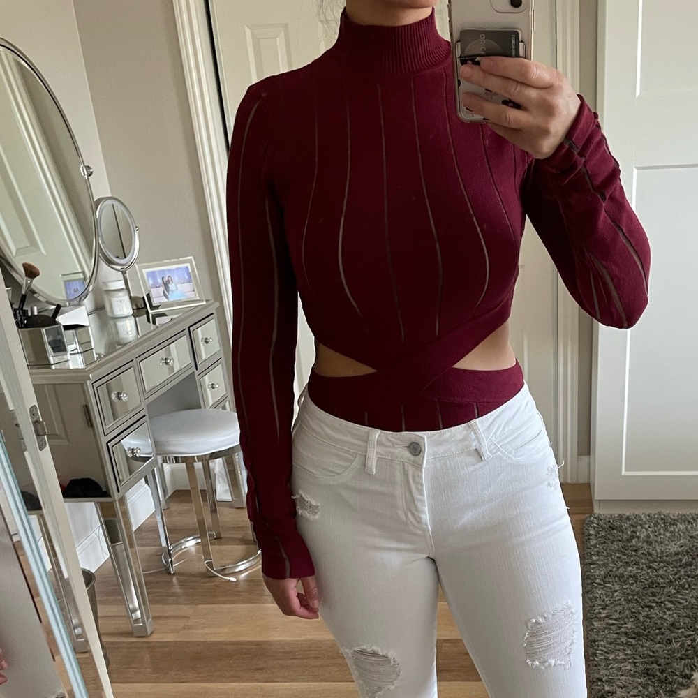 Mock Long Sleeve Bodysuit